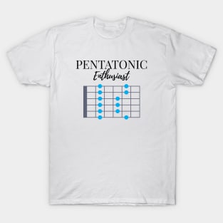 Pentatonic Scale Enthusiast Light Theme T-Shirt